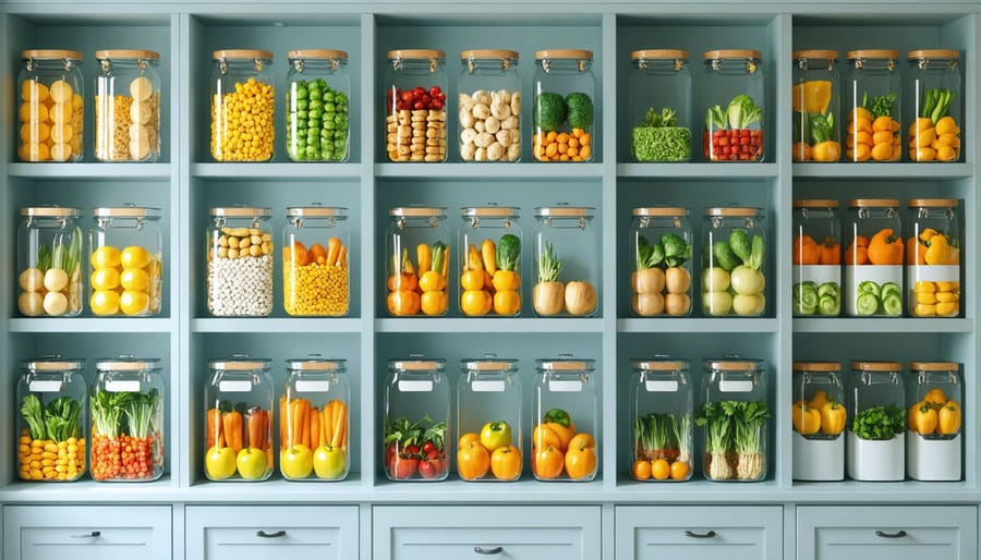 Well-organized pantry showcasing effective storage solutions