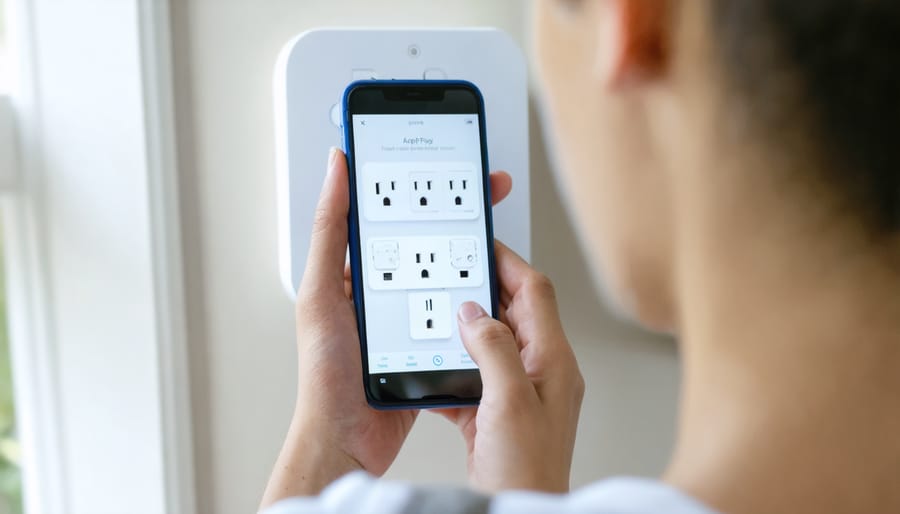 Demonstration of controlling smart plugs and devices with a mobile app