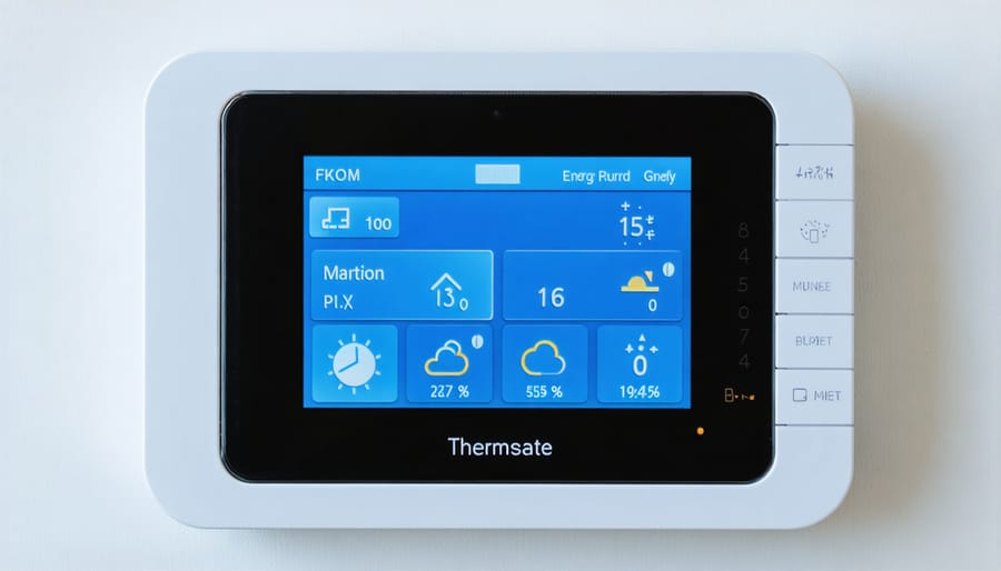 Energy-saving smart thermostat with usage analytics