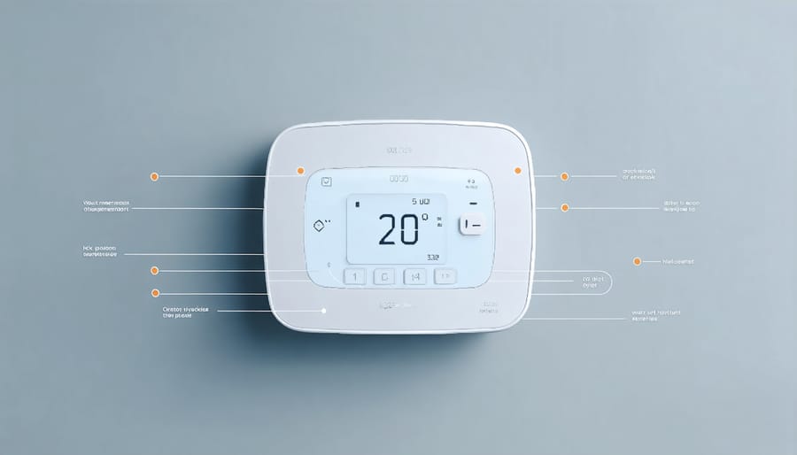 DIY smart thermostat installation guide showing wiring and mounting process